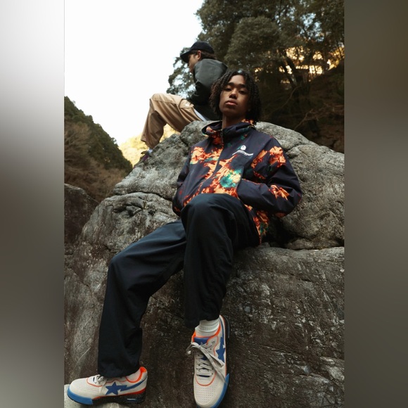 BAPE “a bathing ape” Men’s sneakers, MENS SIZE 8.5 - Picture 3 of 14